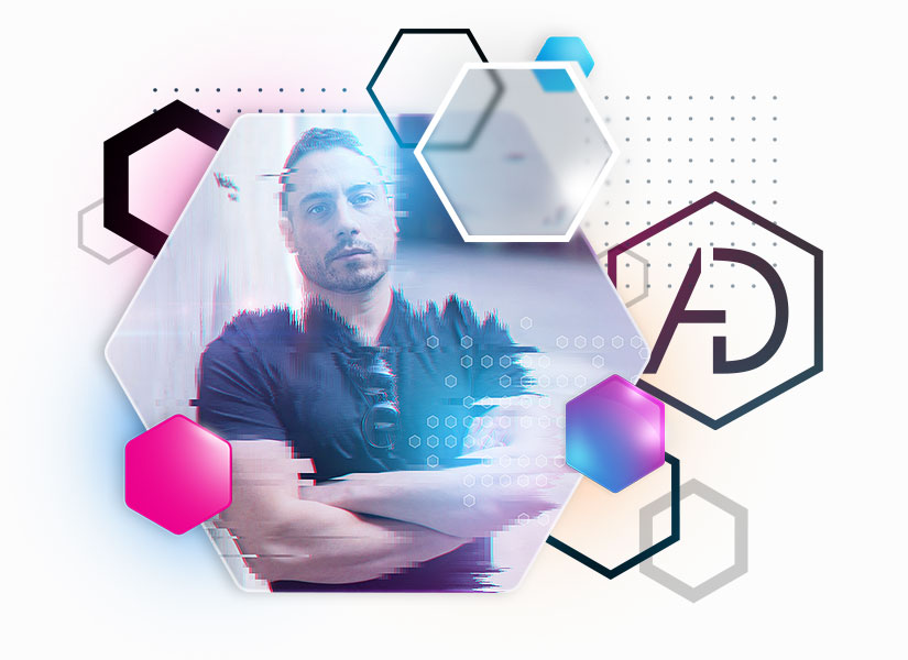 About Alain graphic