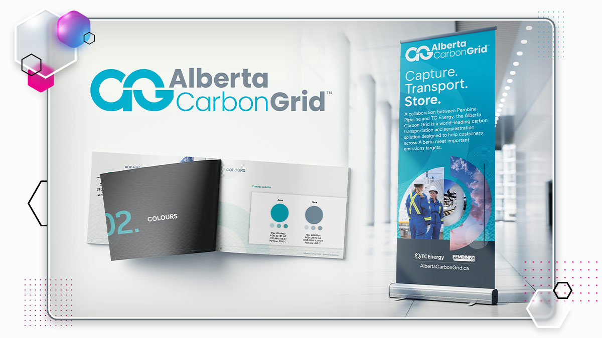 Featured work - Branding for Alberta Carbon Grid