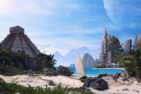 Artwork created for Desktopography 2016 release