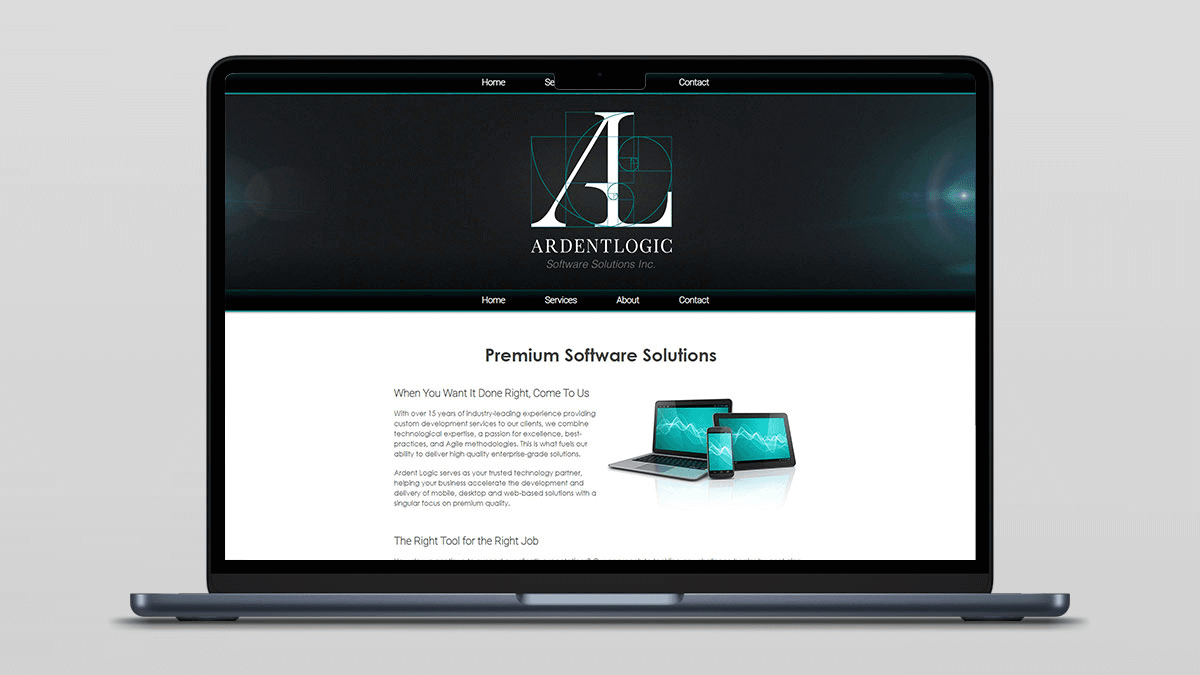 Ardent Logic website loop